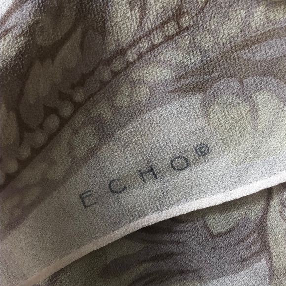 Vintage chiffon scarf - Picture 3 of 4